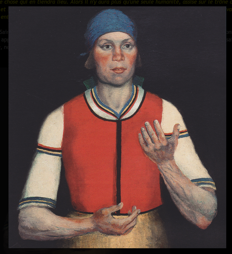 Malevich, la travailleuse, 1933